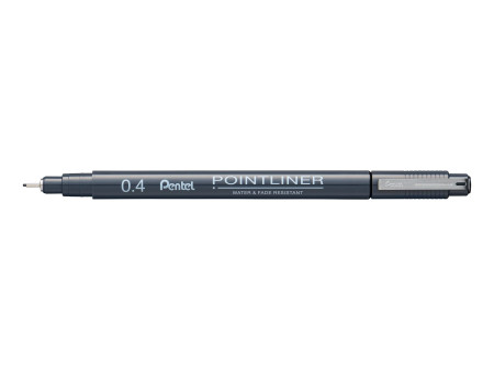 PentelArts Permanent Feutre technique Pointliner, noir