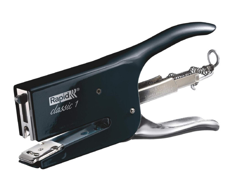 Rapid Pince agrafeuse Classic K1 Retro Magic Black, noir