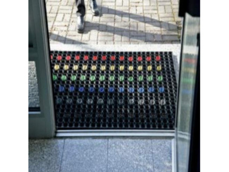 miltex Brosses de nettoyage pour tapis en caoutchouc, vert