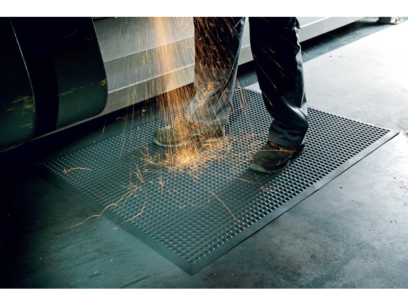 miltex Tapis poste de travail Yoga Ergo Fire, 650 x 950 mm