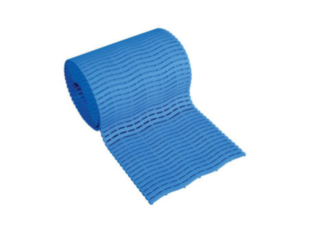 miltex Tapis de travail Yoga Spa Basic, 600 mm x 15 m, bleu