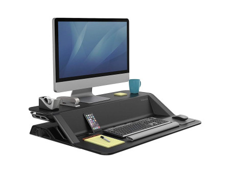 Fellowes Station de travail assis-debout Lotus, noir