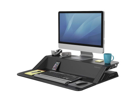 Fellowes Station de travail assis-debout Lotus, noir