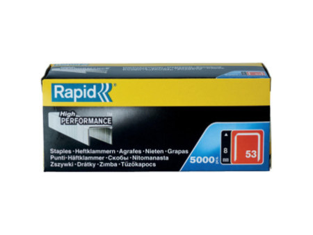 Rapid Agrafes 53/8, zingué