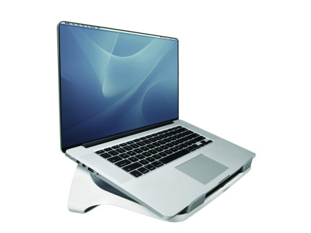 Fellowes Support I-Spire pour ordinateur portable,blanc/gris