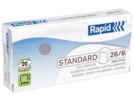 Rapid Agrafes Standard 23/10, galvanisé