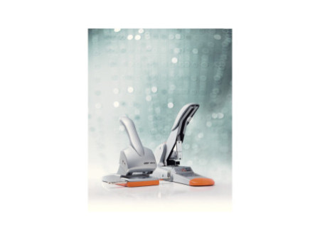 Rapid Perforateur d'archives Fashion HDC65, argent/orange