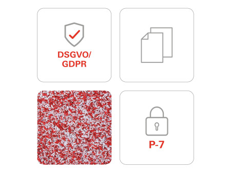 HSM Destructeur de documents P44i, coupe en bandes: 1x5 mm