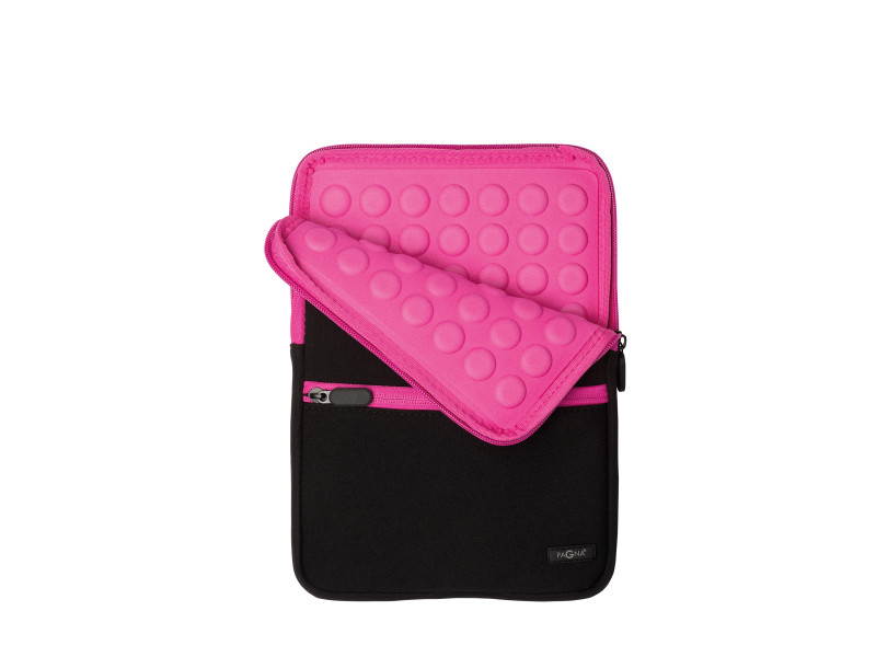 PAGNA Housse 'Go' pour PC-tablette, noir / rose foncé