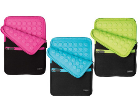 PAGNA Housse 'Go' pour PC-tablette, noir / rose foncé