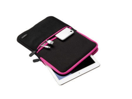 PAGNA Housse 'Go' pour PC-tablette, noir / rose foncé