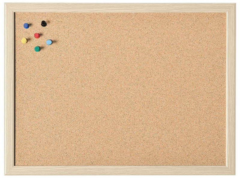 magnetoplan Tableau en liège avec cadre en bois, (l)1.000 x