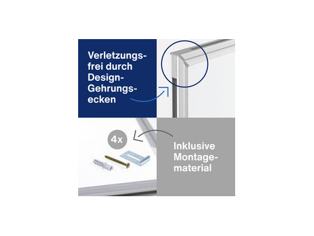 magnetoplan tableau blanc SP, (L)2.200 x (H)1.200 mm