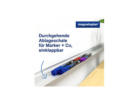 magnetoplan tableau blanc SP, (L)2.400 x (H)1.200 mm