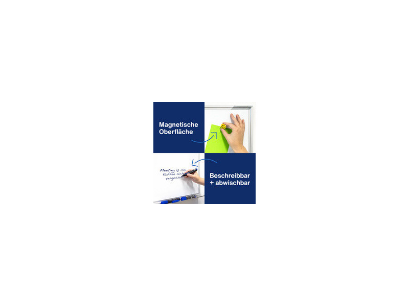 magnetoplan tableau blanc CC, (L)1.500 x (H)1.200 mm