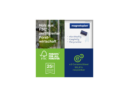 magnetoplan tableau blanc CC, (L)2.200 x (H)1.200 mm