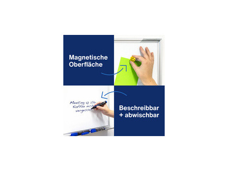 magnetoplan tableau blanc CC, (L)2.400 x (H)1.200 mm