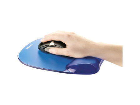Fellowes Repose-poignet avec tapis de souris Crystal Gel