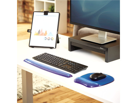 Fellowes Repose-poignet avec tapis de souris Crystal Gel