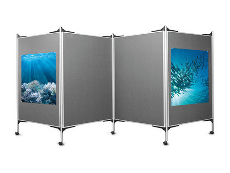 magnetoplan Panneau d'exposition mobile set 2
