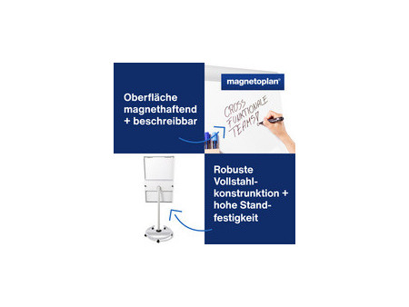 magnetoplan chevalet de conférence mobile 'de luxe',