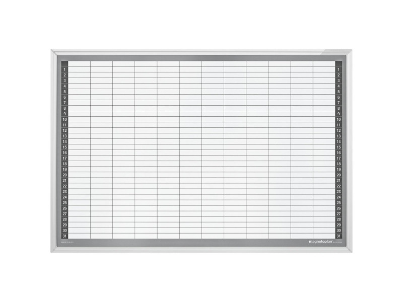 magnetoplan Planning mensuel, (L)920 x (H)625 mm