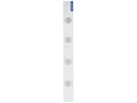 magnetoplan kit de barrettes magnétiques, 500 x 50 mm, blanc
