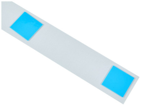 magnetoplan kit de barrettes magnétiques, 1000 x 50mm, blanc
