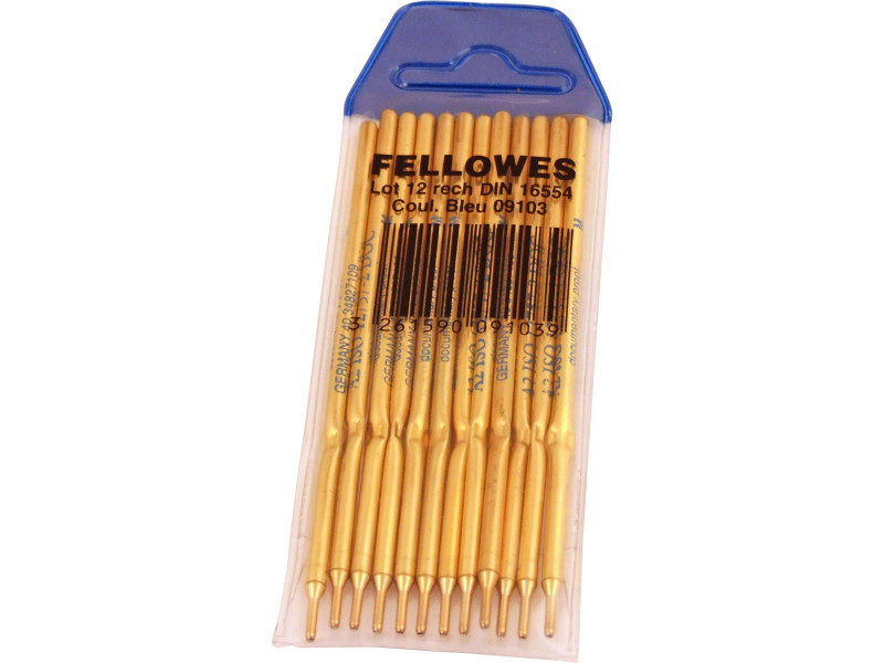 Fellowes Recharge pour stylo à bille, bleu
