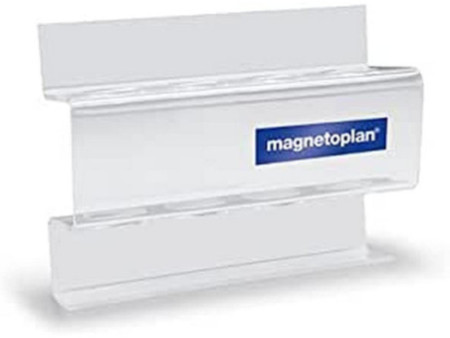 magnetoplan Porte-marqueur acrylique, pr 4 marqueurs tableau