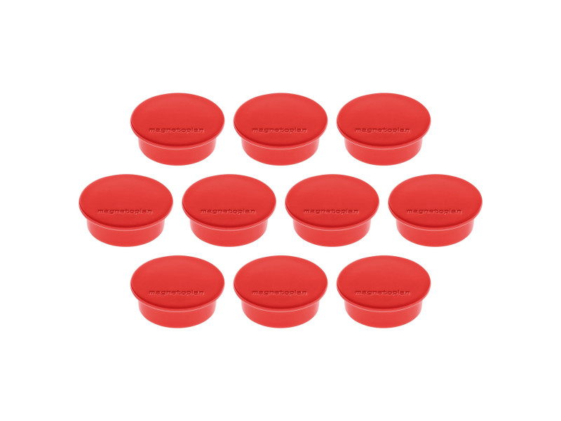 magnetoplan Discofix aimants ronds 'color', rouge