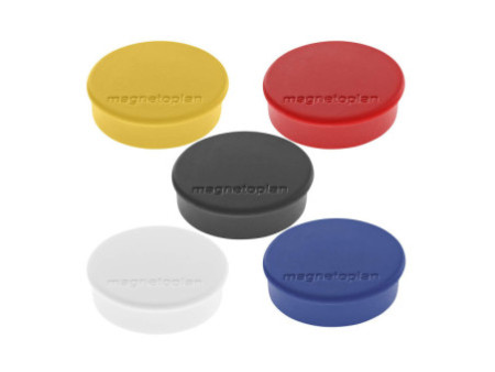 magnetoplan Discofix aimant rond 'hobby', blanc