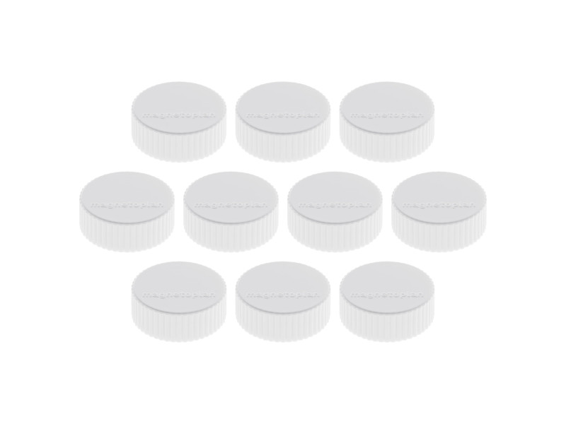 magnetoplan Discofix aimant rond 'magnum', blanc