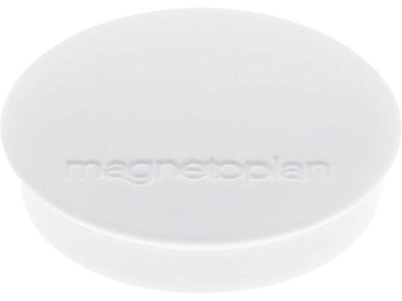 magnetoplan Discofix aimant rond 'standard', blanc