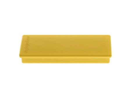 magnetoplan Aimant rectangulaire, jaune