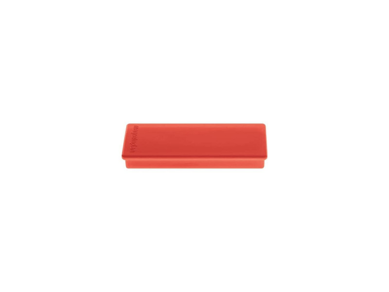 magnetoplan Aimant rectangulaire, rouge