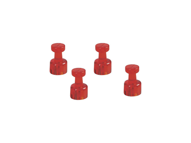 magnetoplan Porte-mémo aimanté, diamètre: 11 mm, rouge