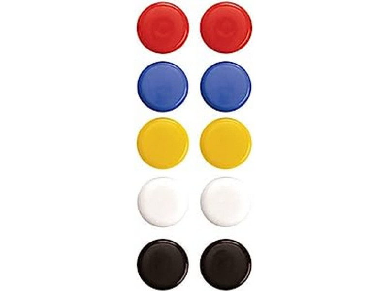 magnetoplan aimants de signalisation 20 mm, assorti