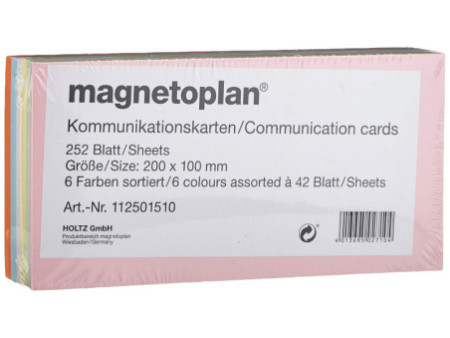 magnetoplan carte de modération rectangulaire, 200 x 100 mm