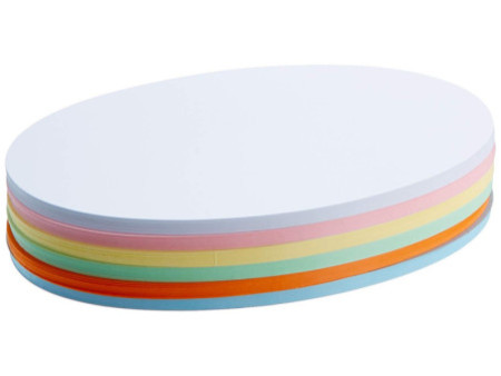 magnetoplan cartes de communication ovales, 190 x 110 mm