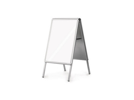 magnetoplan Chevalet publicitaire SP, A0, argent/argent