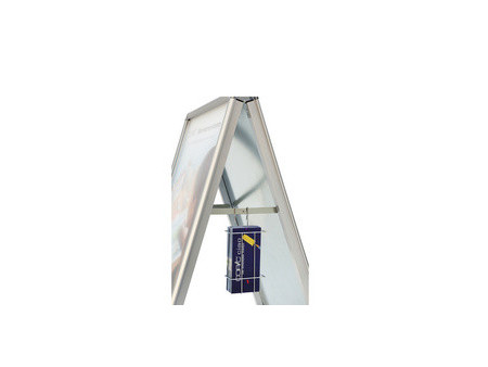 magnetoplan Chevalet publicitaire SP, A0, argent/argent