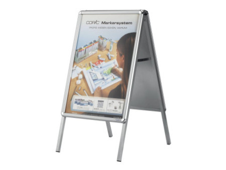 magnetoplan Chevalet publicitaire SP, A2, argent/argent