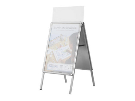 magnetoplan Chevalet publicitaire SP, A2, argent/argent