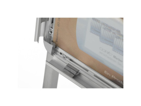 magnetoplan Chevalet publicitaire SP, A2, argent/argent