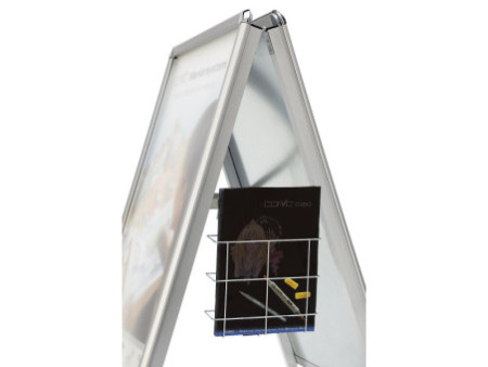 magnetoplan Chevalet publicitaire SP, A2, argent/argent