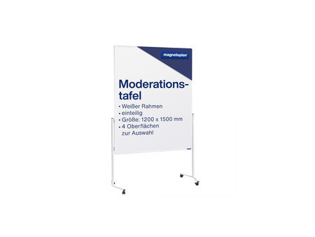 magnetoplan tableau de présentation,(L)1200x(H)1500mm, blanc