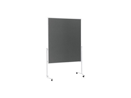 magnetoplan tableau de présentation,(L)1200x(H)1500 mm, gris