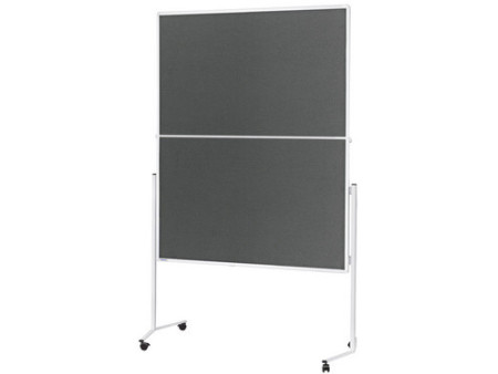 magnetoplan tableau de présentation, (L)1200 x (H)1500, gris