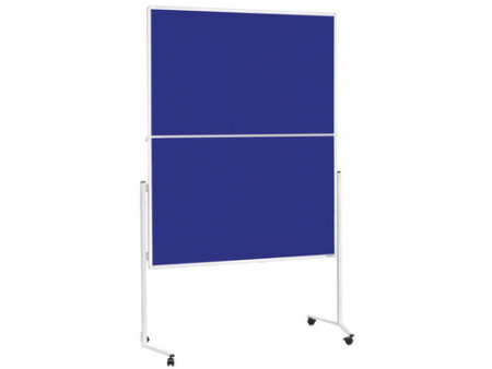 magnetoplan tableau de présentation, (L)1200 x (H)1500, gris